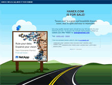 Tablet Screenshot of hanex.com